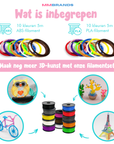 Recarga de filamento - 100m - 10 colores
